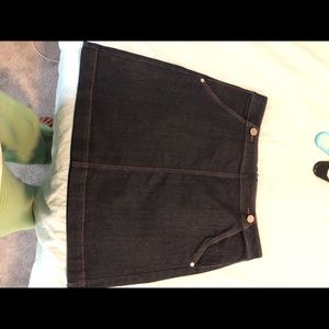 Blue Jean Mini Skirt